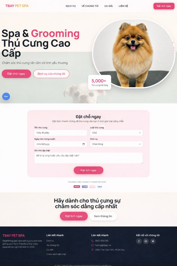 Spa thú cưng